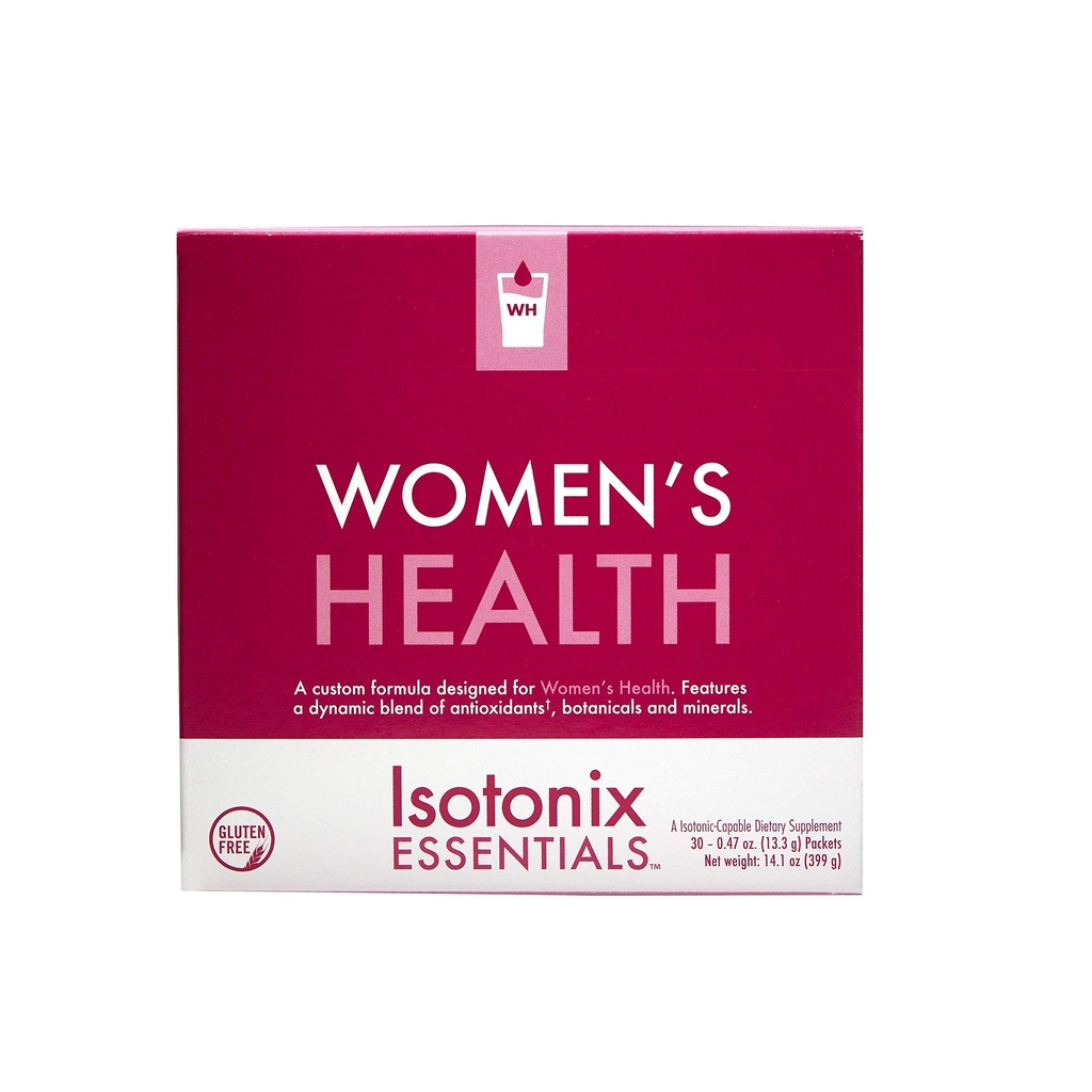 Isotonix Essentials Women's Health - Multivitamin med collagen, vitamin C, probiotika, hår, hud og negler støtte, Boosts Immune Helse & Vitality, 30 pakker