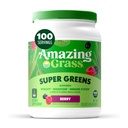 Amazing Grass Grønn Blande Superfood: Super Greens pulver med Spirulina, Klorella, Beet Root Powder, Digestive Enzymes, Prebiotika & Probiotika, Berry, 100 Serveringer (Packaging May Vary)