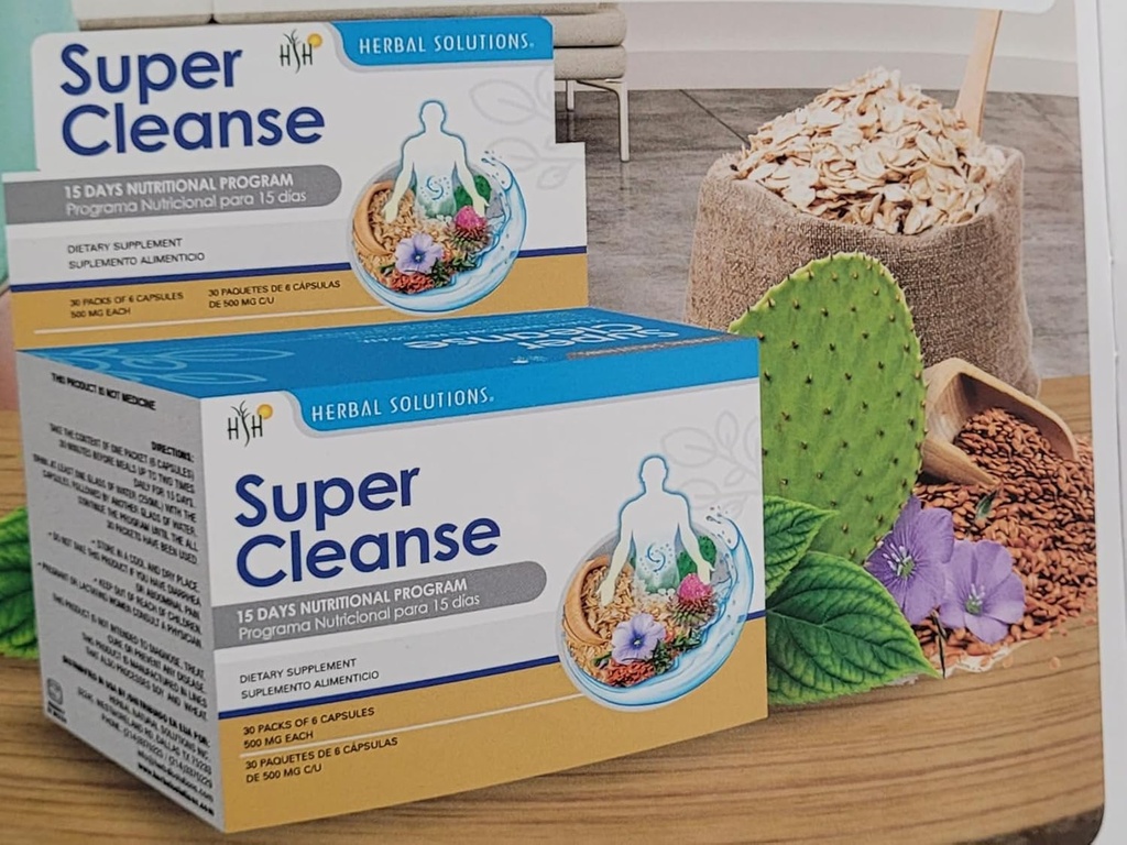 Super Cleanse by Herbal Solutions: 15-dagers ekstra styrke detox program for omfattende Digestive System Cleansing - Colon Cleanse og Liver Cleanse