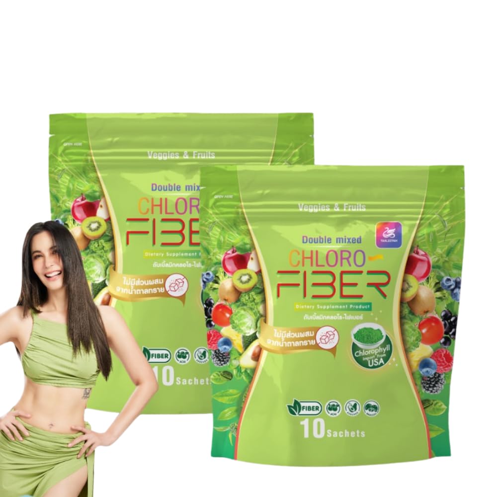 Generisk YaaleeyahDouble Blandet Kloro-Fiber Veggies & Fruits 1Pcs 10 poser,Set 2Pcs.