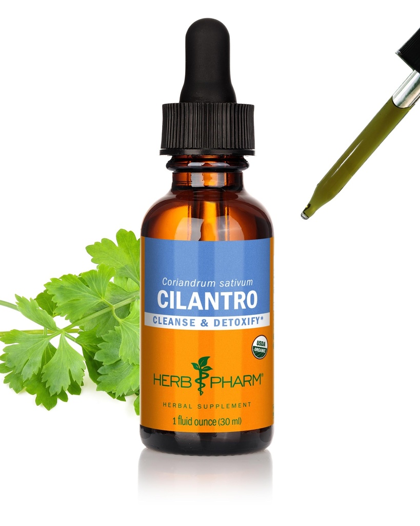 Herb Pharm Certified Organic Cilantro Extract for rengjøring og avgiftsstøtte - 1 Ounce