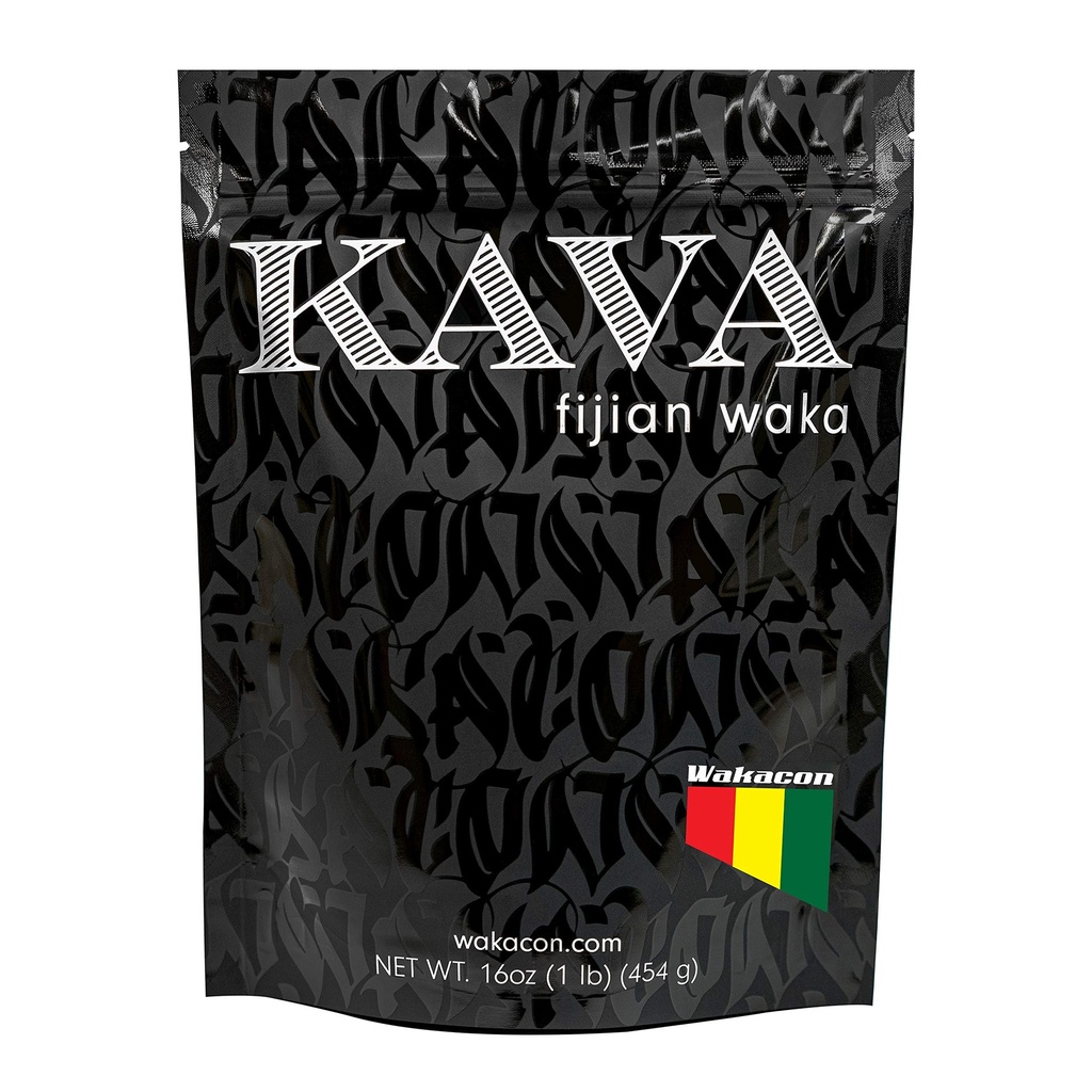 Kava Waka pulver – Autentisk, Noble Kava rotpulver fra Fiji – Premium, ansvarlig kilde, 16 Oz