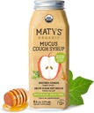 Matys voksen mucus cough syrup for voksne og barn 12 år og opp, beroligende lindring ivy med organiske ingredienser og sink, 6 Fl Oz