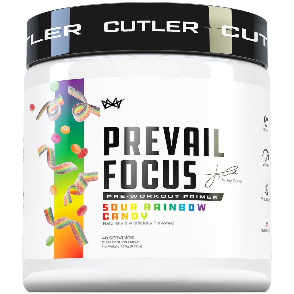 Preavail Pre Workout pulver med nootropics: Pre-Workout Drink for menn og kvinner, Cutting Edge Energy og Focus Supplement med L Citrulline, Alpha GPC, L Tyrosin