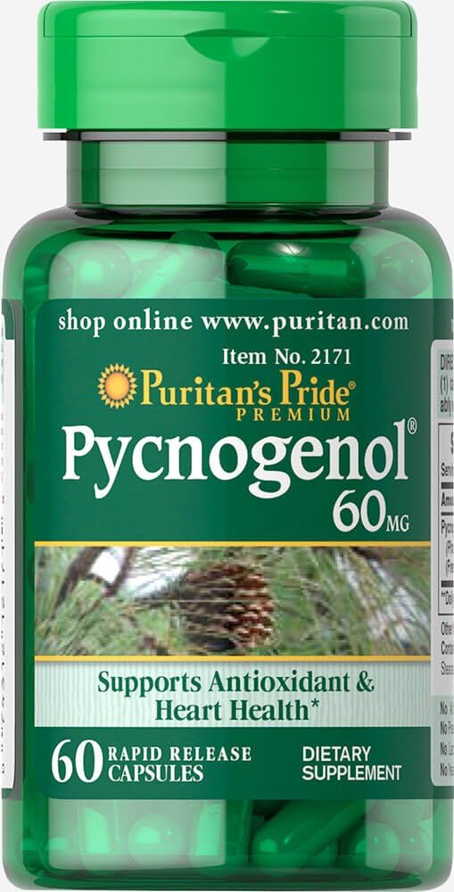 Puritans Pride Pycnogenol 60 mg-60 kapsler