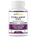 Glukosamine Chondroitin MSM Joint Supplement med gurkemeie og Boswellia - Felles støtte for menn og kvinner - fremmer mobilitet - Fleksibilitet og komfort – Felles helse – laget i USA – 90 kapsler