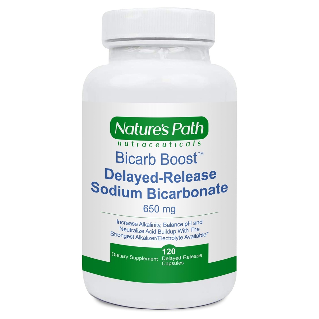 Natriumbikarbonat 650 mg Tabletter - Sterkeste Alkaline Tabletter - Electrolyte Supplement & Keto Electrolyte Piller, Salt Tabletter Hydration & Rehydrering, Endurance, Stamina: 120 Kapsler