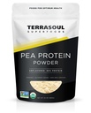 Terrasoul Superfoods Organic Pea Protein (uflavorert, glatt tekstur), 1,5 pund