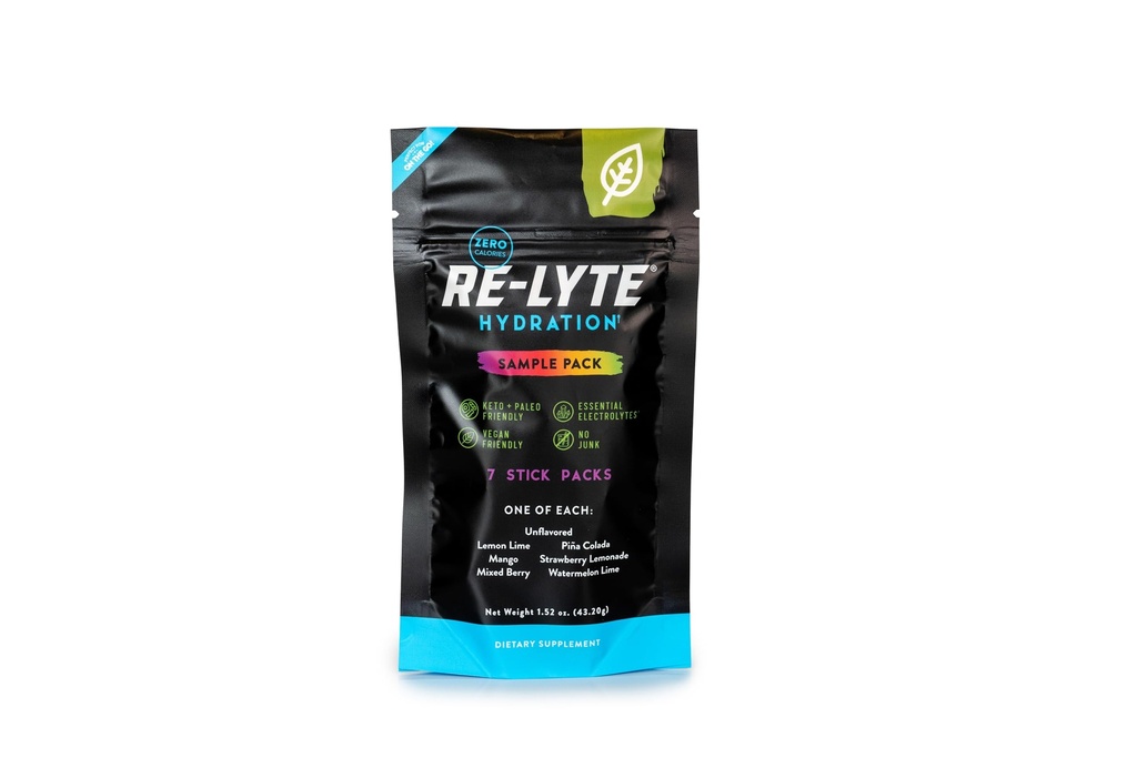 REDMOND Re-Lyte Hydration Elektrolytt pulverdrikk Blande Variety (7 Stick Packs)