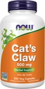 NU Kosttilskudd, Cat's Claw 500 mg, ikke-GMO-prosjekt verifisert, Herbal Supplement, 250 Count (Pack of 1)