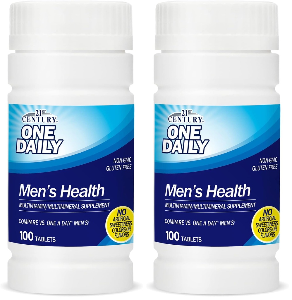 21st Century En Daglig Manns Helse Tabletter, 100 greve (Pack of 2)