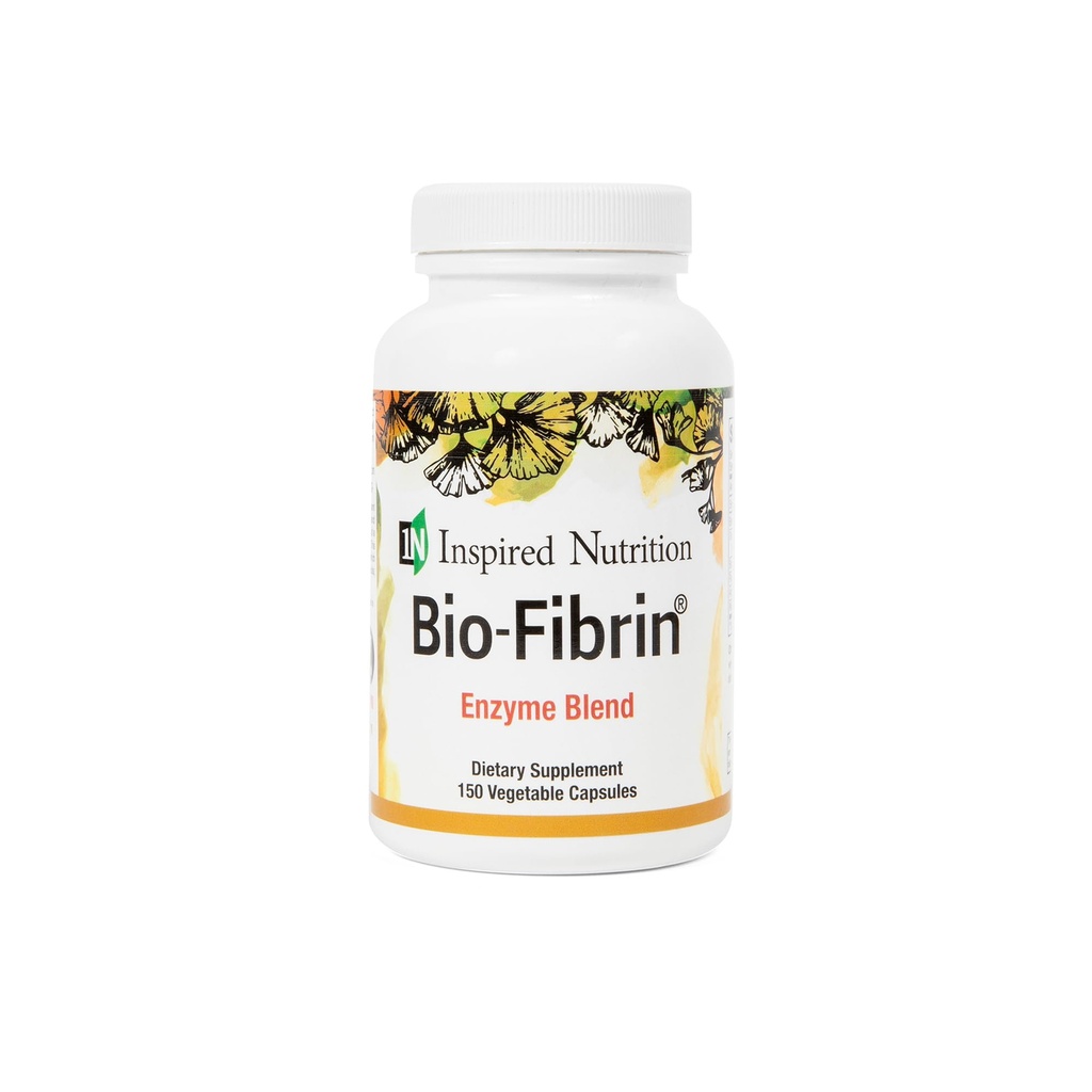 Bio-Fibrin® Supplement - Multi Enzyme - Fibrin Defense Proteolytiske Enzymer - 150 Kapsler