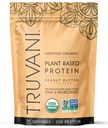 Truvani Vegansk Era Protein pulver | Peanut Smør | 20g Organisk Plante Basert Protein | 20 Serveringer | Keto | Gluten & Dairy Gratis | Lavkarbohydrater | Nei Lagt sukker