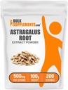 BulkSupplements.com Astragalus Extract pulver - Astragalus Root Powder, Herbal Supplement - Vegansk & Glutenfri, 500 mg per servering, 100g (3,5 oz) (Pack of 1)