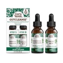 GuruNanda Gutcleanse 2-stegs Kit - Diett Supplement til hjelp med Digestion - blanding av Fulvic Acid, Wormwood, Clove & Neem Extract, 2x1 FlOz