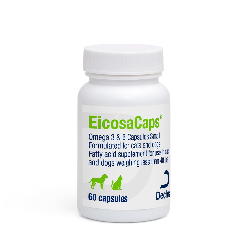 EicosaCaps® Omega 3 & 6 Kapsler til hunder og katter, 120 ct