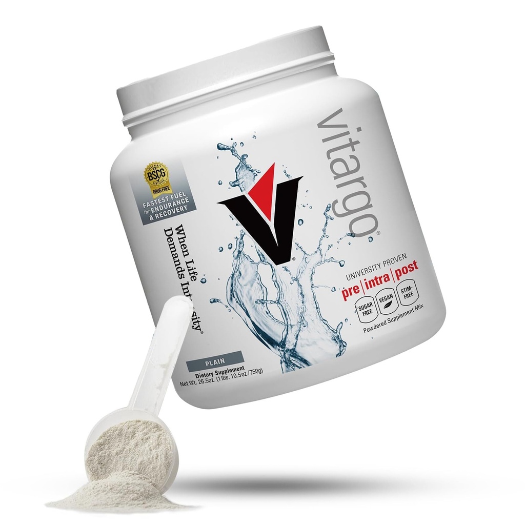 Vitargo Carbohydrat pulver | Feed Muscle Glycogen 2X Raskere | 1 LB uflavorert pre trening og post trening gjenopprette pulver | karbohydrattilskudd for gjenoppretting, utholdenhet, få muskelmasse