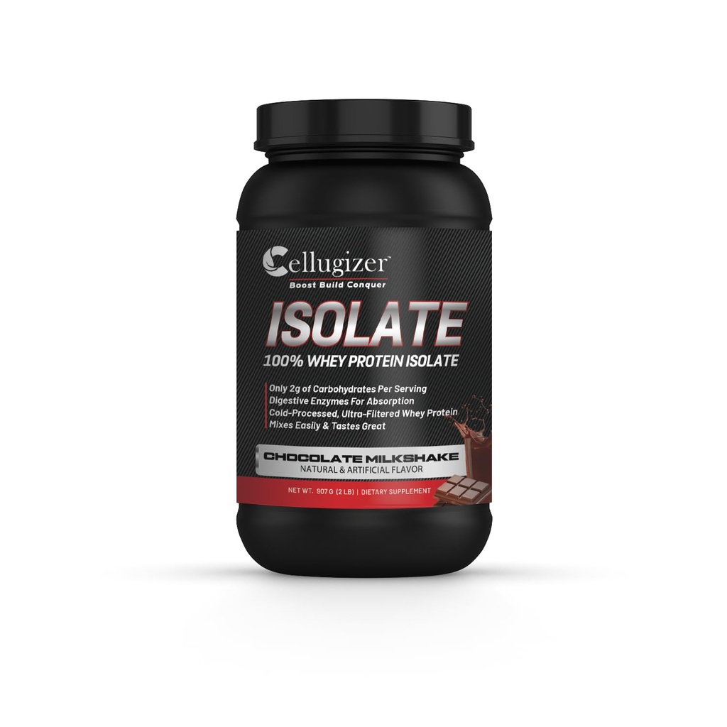 100% Whey Isolate 2lb, sjokolade I 25g Protein, rask diading I 0g sukker, lav carb