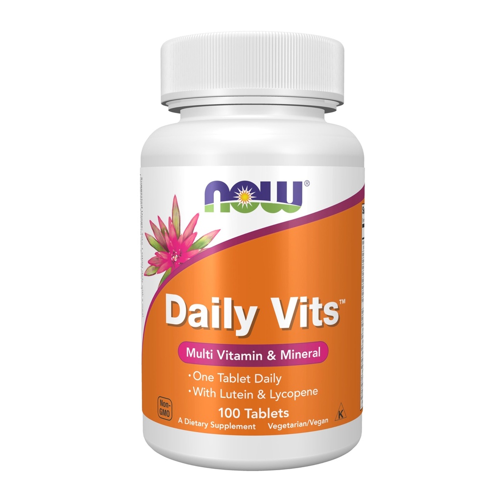 NU Mattilskudd, Daily VitsTM, en tablett daglig med lutein og Lycopen, 100 tabletter