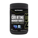 NutraBio ren mikronisert kreatinmonohydrat pulver Supplement, blå razz (300 g) - støtter bulk muskel energi, gjenoppretting og styrke - HPLC testet kreatin pulver Supplement for menn og kvinner