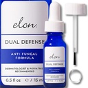 Elon Dual Defense Anti-Fungal Formel | 25% Undecylenic Acid | Behandle & Eliminere Nail Fungus | Dermatologist & Podiatrist Anbefalt