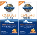Hage of Life EPA / DHA Omega 3 Fish Oil - Minami Naturlig hjernefunksjon, hjerte og humør Supplement, 120 greve (60-ct 2-pakke)