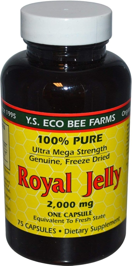 JS BEE Farms Royal Jelly 2000 Mg, 75 CT