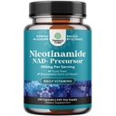 Vitamin B3 Niacinamide 500 mg Kapsler - Mitokondriell energi og Potent Hud Supplement - AKA Vitamin B3 Niacin 500 mg Flush Gratis og Nikotinamid 500mg - Flush Free Niacin Supplement - 240 Antall