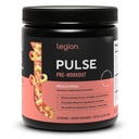 LEGION Pulse pre trening - All naturlig nitric oksid preworkout drikk for å øke energi, kreatinfri, naturlig søtet, Beta Alanine, Citrulline, Alpha GPC (Peach)