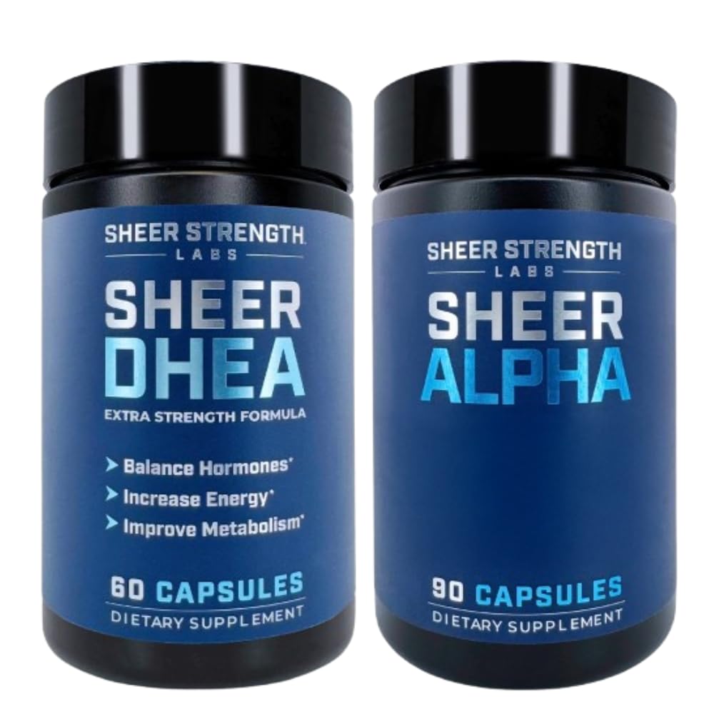 DHEA Supplement for menn + ren alfa - Ultimate T Boosting Stack for menn