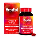 MegaRed Omega-3 krill olje 500mg ekstra styrke softgels (40 greve i en eske) - Krill olje ingen fiskelig ettersmak