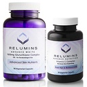 Aluminium Avansert Hvitt sett - 1650mg Glutathione Complex (90 kapsler) og avansert vitamin C med rose HIPS og bioflavonoider (60 kapsler) Bundle