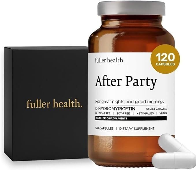 Fullere helse etter partiet DHM Dihydromyricetin Supplement | Støtter lever, metabolisme, energinivå, post-kjede relief | Føle forfrisket, 650mg Per pille | 1 flaske, 24 serveringer