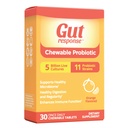 Chewable Probiotic for menn og kvinner, bremser ned digestive aldring, øker immunsystemet, ikke-GMO, glutenfri og soya gratis, 5 milliarder CFU, 30 Chewable tabletter, orange flavor