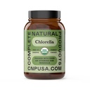 Komplett naturlige produkter organiske klorella kapsler, 500 mg, 100ct, ren grønn algae Superfood, Detox & Immune Support, vitamin B12 & klorofyll rik, plantebasert, vegansk, ikke-GMO