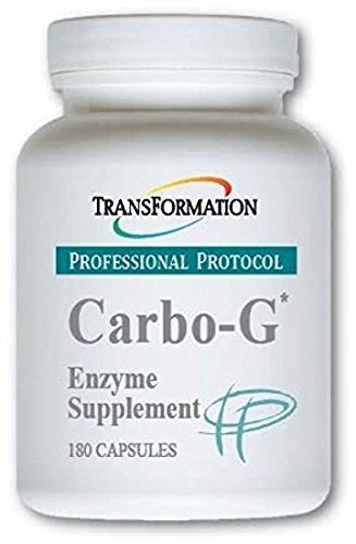 GENESIS AV GOD Helse Enzymer Carbo-G høy potens Enzyme blanding formel Supplement med probiotika og urter, for karbohydratnedbrytning, næringsstoffer absorpsjon, 180 kapsler