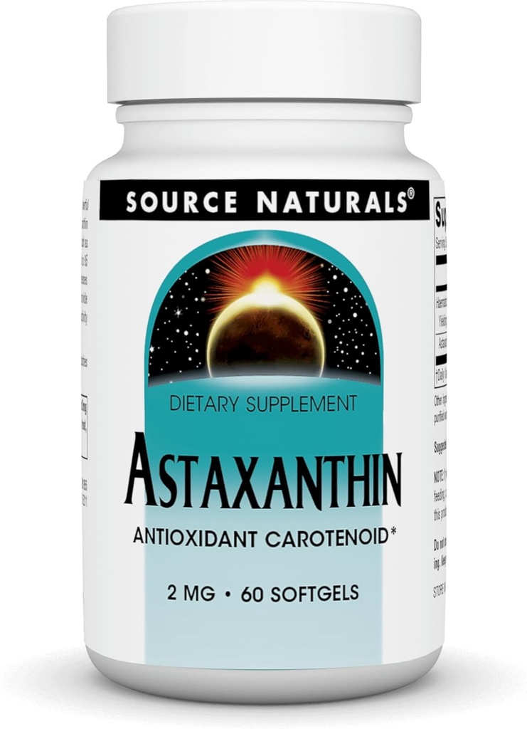 SERVICE NATURALS Astaxanthin 2 Mg Mykt Gel, 60 greve