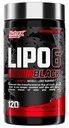Nutrex Lipo-6 Svart Maks styrke fettforbrenner - Rask fungerende energi, vekttap Diett piller - Appetitt Suppressant, Metabolisme Booster - 120 kapsler