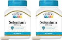 21st Century Selenium 200 mcg Kapsler, 60 greve (Pack of 2)