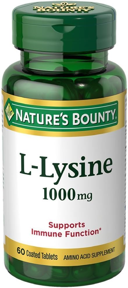 Naturens Bounty L-Lysine 1000 mg tabletter 60 ea (pakning med 6)