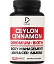 13in1 Ceylon Cinnamon Kapsler - 200 Kapsler med kromium Picolinat, Biotin, Grapefrø, Elderbær og mer