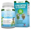 Lung Detox and Cleanse - Flott for røykere - Ekstra styrke - 100% Herbal Lung Helse Supplements - Mucus fjerningsstøtte - fremmer pustende helse - Naturlig måte å holde lungene klare