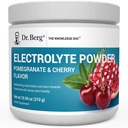 Dr. Berg Zero Sugar Hydration Keto Electrolyte pulver - Forbedret w / 1000 mg Kalium & ekte rosa Himalayan salt (NOT tabell salt) - Pomegranate og Cherry Hydration Drink Supplement - 50 Serveringer
