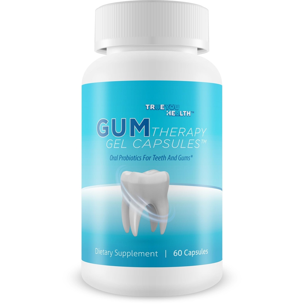 Gum Therapy Gel Capsules - vår beste Gum & Tenth Support Probiotic - Oral Tannprobiotika Gum Helse Supplement - Gum & Tenth Probiotic - våre beste orale probiotika for tenner og gum - Gum Supplement