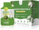 Soursop Graviola oralt flytende 10 FL.OZ, høy absorpsjon Soursop bitere drikke for kvinner og menn, ferske Graviola fruktekstrakt for celle* regenerering, immun og antioksidant støtte, Pineapple Flavor