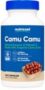 Nutricost Camu Camu 1000mg, 120 Capsule - CCOF sertifisert med organisk, ikke-GMO og glutenfri