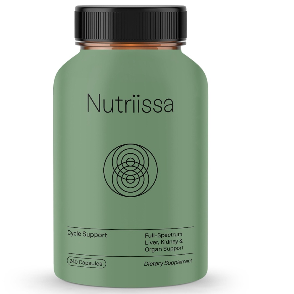Nutriissa Syklusstøtte - Premium Njur & Liver Detox - Organ Defense for Bodybuildere & Vektløftere - EPEB sertifisert for renhet og styrke - 400 mg TUDCA & 1000mg NAC - Vegan, 240 kapsler