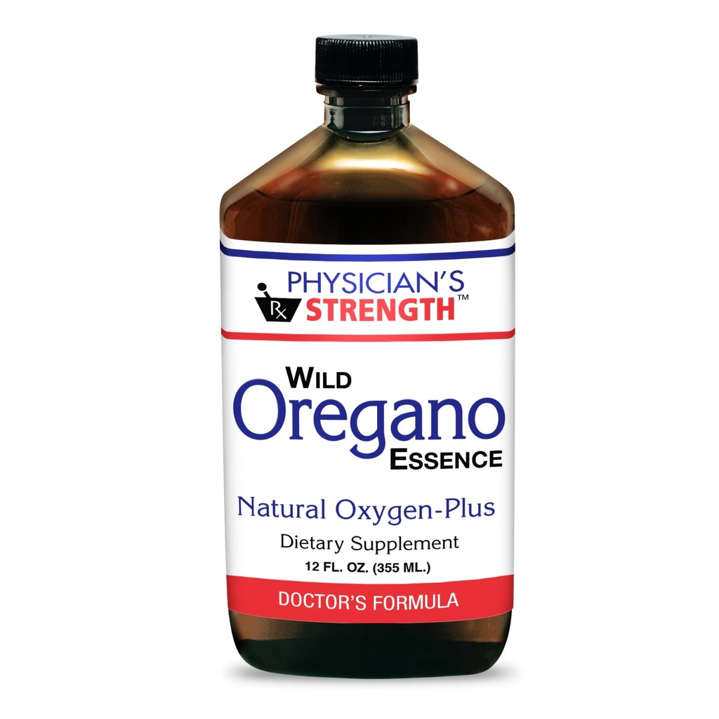 Legens styrke Wild Oregano Essence - 12 fl oz - Alt-Naturlig Hydrosol - støtter oksygen nivåer - Ikke-GMO & kjemisk gratis - 12 Services