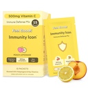 Feel Goods Immunity Ikon, Zero sukker, vitamin C, A, B, D, E & Sink, Organisk Elderberry, Ashwagandha, Drikkemiks pulver, Vegansk, Ikke GMO, Koffein & Glutenfri