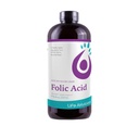 Liv løsninger flytende folsyre Supplement – 800 mcg vitamin B9 per servering – Berry Flavor, 8 fl oz – rask absorpsjon, prenatal, hjerte og hjerne støtte